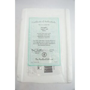 Bradford‎ Editions Courage Under Fire Heirloom Firefighter Helmet Ornament 2pc